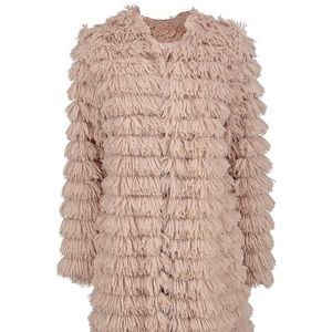 Boohoo Alisha Shaggy Faux Fur Coat
